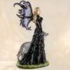 Fairy Collection~Large Scale Black Fairy With Wolf Figurine Statue 22.75"H Resin New!
