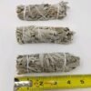 Palo Santo & Sage~White Sage Smudge Stick 4" - 5" 3 Pack (Herb House Cleansing Negativity Removal)