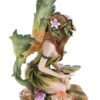 Fairy Collection~Green Fairy With Butterfly Figurine 5" Wing Span New In Box!