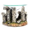 Home Fragrance~Mystical Stonehenge Design Oil Burner with Glass Dish Fragrance for Home