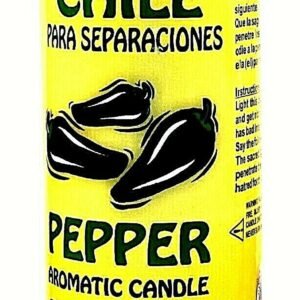 CANDLE COCKTAIL VELADORA CHILE PEPPER BLACK/ NEGRO AROMATICA