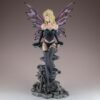 Fairy Collection~Purple and Black Fairy With Gargoyle Figurine Statue 11.5" High New In Box!