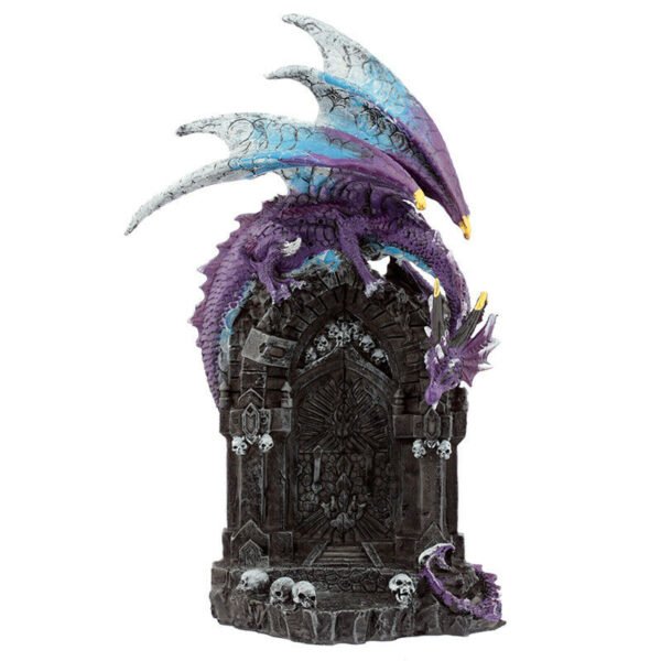 Home Decor~Gateway Guardians Dark Legends Dragon Figurine Collectable Ornament