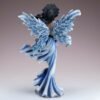 Fairy Collection~Blue Wind Fairy With Feathered Wings Figurine Statue 9.75" High New In Box!