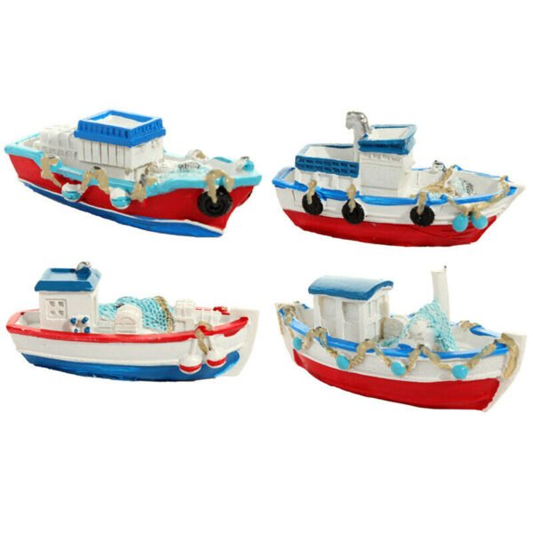 Home Decor~Collectable Seaside Souvenir - Nautical Boat Miniature Ornaments