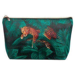 Collectable Design~PVC Make Up Toiletry Wash Bag - Big Cat Spots & Stripes Cat Travel Case