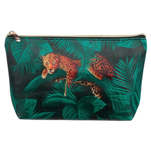 Collectable Design~PVC Make Up Toiletry Wash Bag - Big Cat Spots & Stripes Cat Travel Case