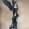 Fairy Collection~Large Gothic Dark Angel Fairy With Crows Ravens Figurine Statue 24" High New