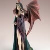 Fairy Collection~Lady Maiden Fairy With Dragon Figurine Statue 8.75" High Detailed Polystone New!
