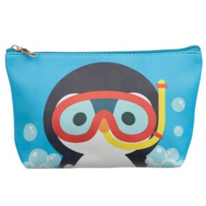 Collectable Design~Medium PVC Make Up Toiletry Wash Bag - Cutiemals Penguin