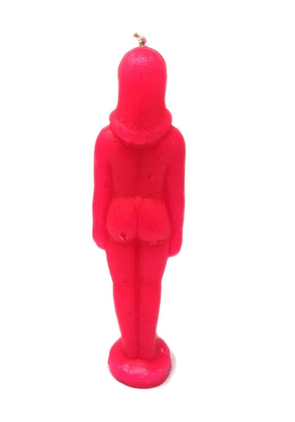 Magic Candle~Pink Woman Female Image Candela De Mujer Rosa Figurine Spell Candle Wicca Hoodoo
