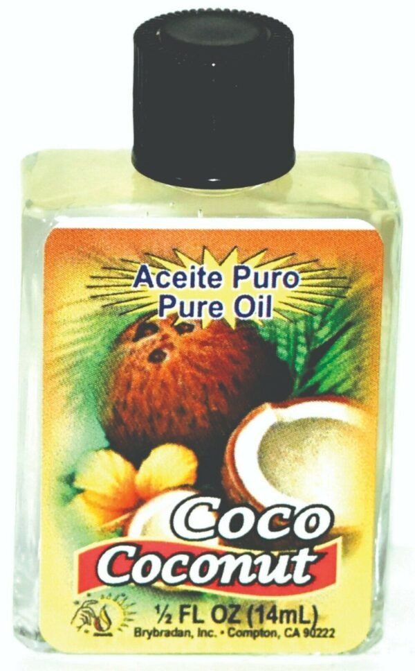 【Magic Oil】BRYBRADAN COCONUT PURE OIL - COCO ACEITE PURO 1/2OZ 1 3 6 12 PCS