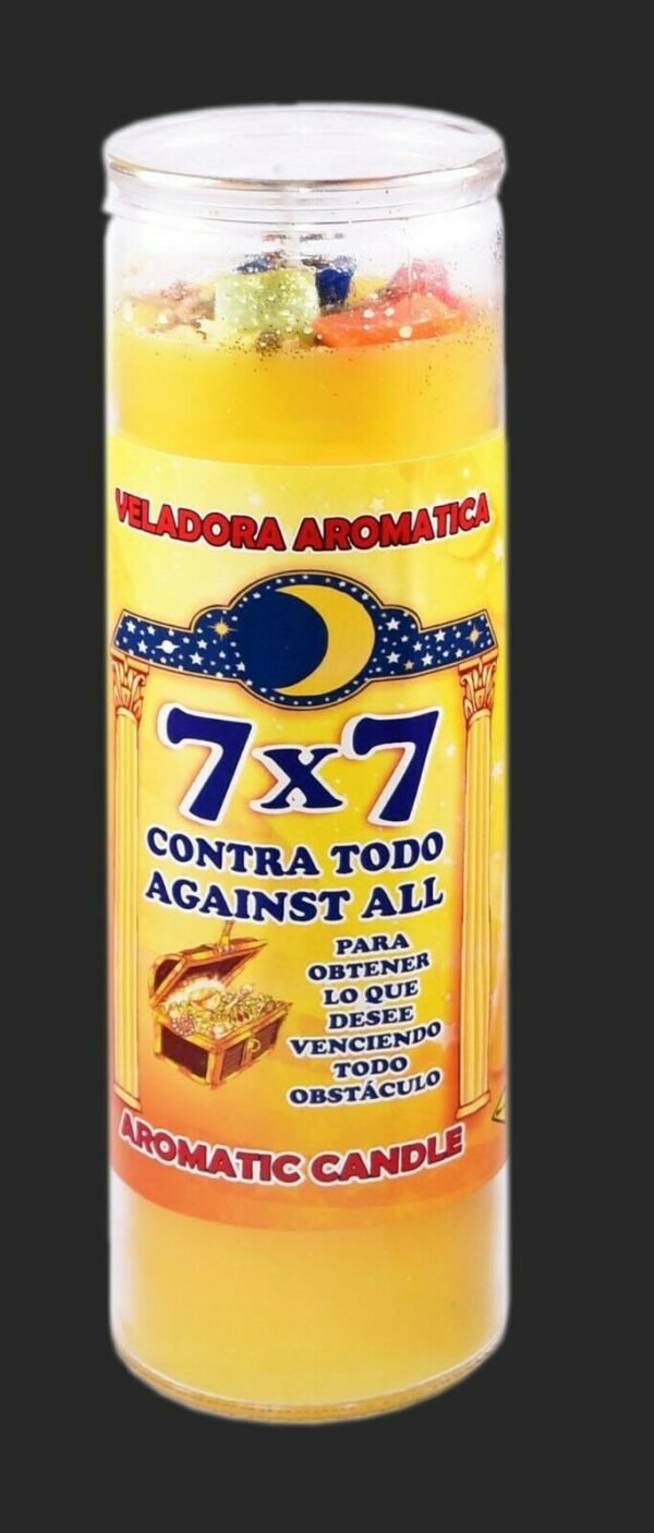 CANDLE COCKTAIL AROMATIC VELA 7 x 7 AGAINST ALL - 7 X 7 CONTRA TODO