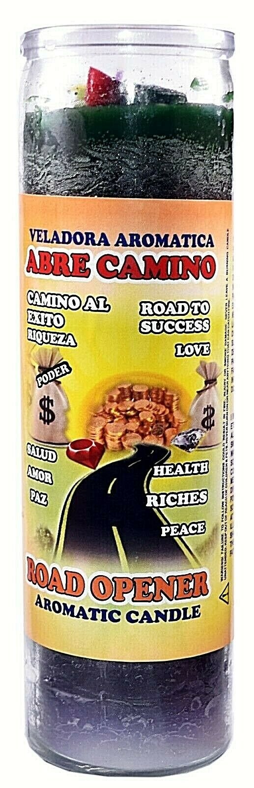 CANDLE COCKTAIL AROMATIC VELA ROAD OPENER GREEN - ABRE CAMINO VERDE