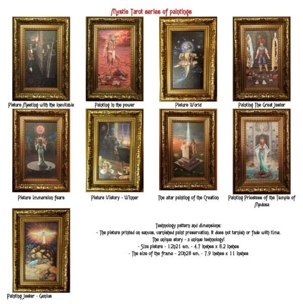 MagicunTarot Cloth~Painting in the power - Series Mystic Tarot