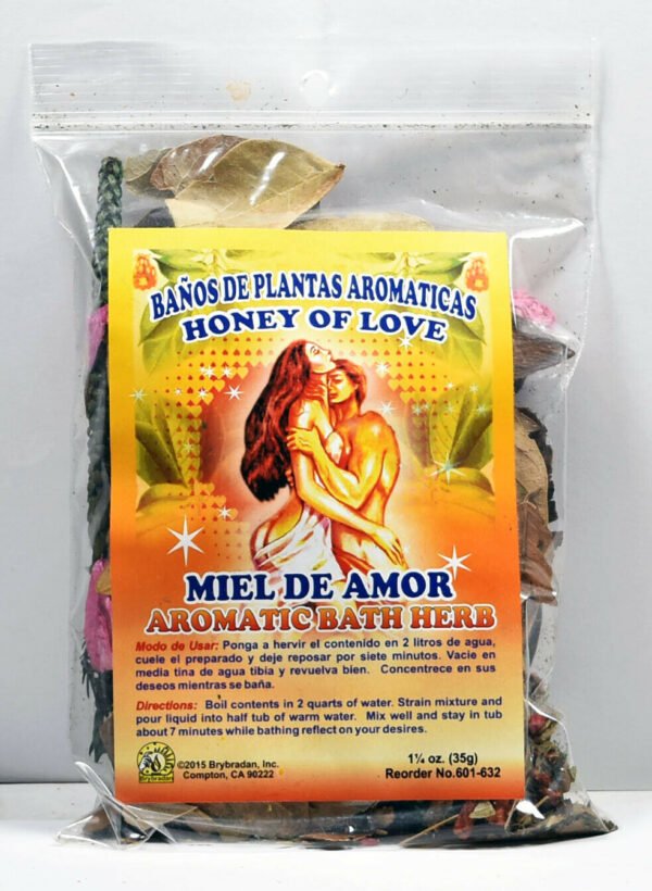 【Bath Herb】Spiritual Aromatic Bath Herb HONEY OF LOVE MIEL DE AMOR Bano de Hierbas 1oz