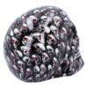 Magicun Giftware~Nemesis Gothic Romantik Rose Leopard Bloodshot Ösen Druck Totenkopf Figur Deko