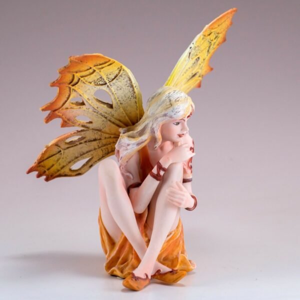 Fairy Collection~Spring Sun Orange Fairy Figurine Statue 5" High New In Box