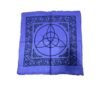 Witchcraft~Purple Celtic Triquetra Tarot Altar Cloth 18" X 18" Wicca Pagan