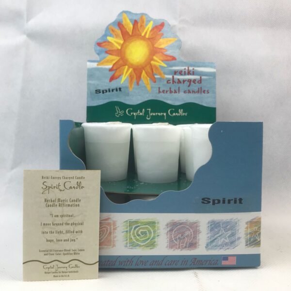 Magic Candle~Spirit Crystal Journey Reiki Charged Herbal Votive Candle One Candle