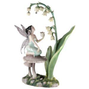 Fairy Collection~Lily Of The Valley Fairy Collecting Nectar Figurine By Rachel Anderson 11" New