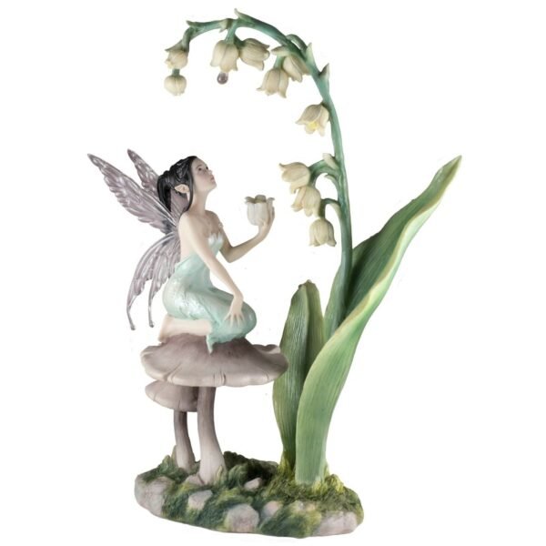 Fairy Collection~Lily Of The Valley Fairy Collecting Nectar Figurine By Rachel Anderson 11" New