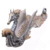 Home Fragrance~Shimmering Celtic Fantasy Dragon Incense Burner Ashcatcher Ornament