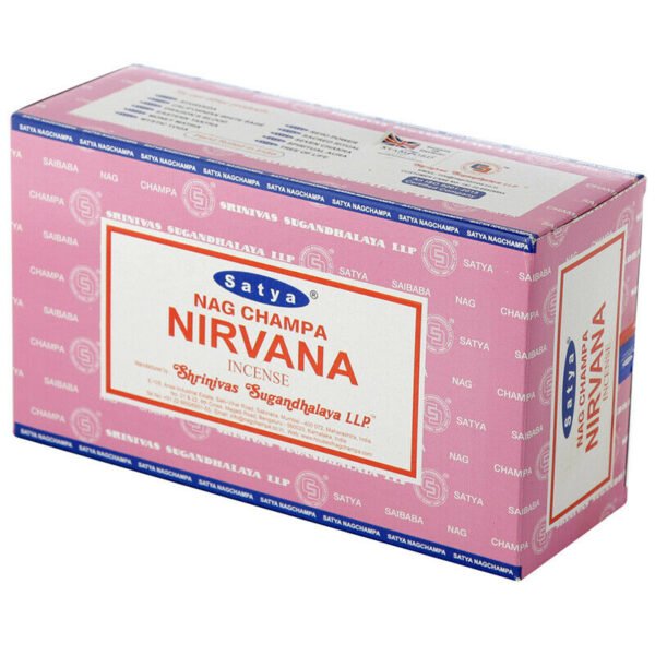 Home Fragrance~Nag Champa Satya VFM Nirvana Incense Sticks X 12 Packs