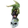 Home Decor~Skull Dragon Dark Legends Dragon Figurine Collectable Ornament