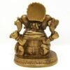 Hinduism Statues & Figures~Brass Antique Finish Ganesh Statue 3"H 2.5"W