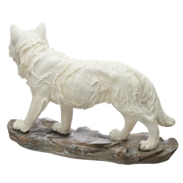 Home Decor~NEW White Wolf Figurine Ghost Walker Protector of the North Wolves