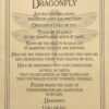 Witchcraft~Dragonfly Prayer Spirit Animal Parchment Page Poster Book Of Shadows Wicca Pagan