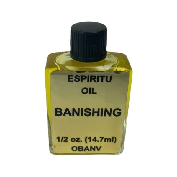 【Magic Oil】Espiritu Banishing Oil Hoodoo Santeria Pagan Spell Oil 4 Dram