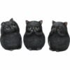Magicun Giftware~Three Wise Monkeys Figurines Animals Decor See Hear Speak No Evil Ornament Gift