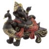 Home Decor~Decorative Ganesh Figurines Peacock Bench Statue Ornament Gift Hindu God Statue