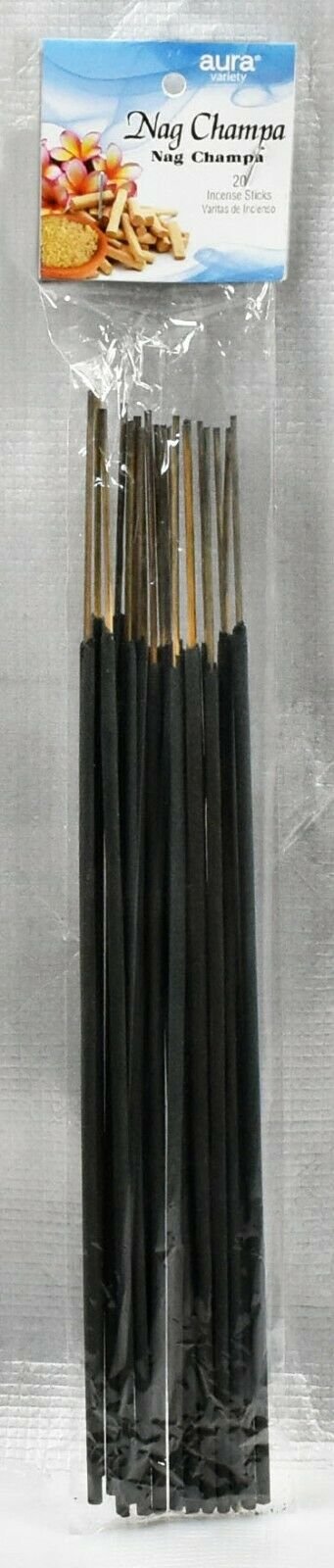 【Incense】NAG CHAMPA - AURA VARIETY INCENSE STICKS (20 pk.)