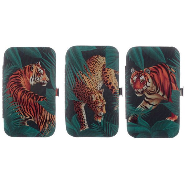 Collectable design~Big Cat Spots and Stripes Manicure Set Pedicure Tool Kit