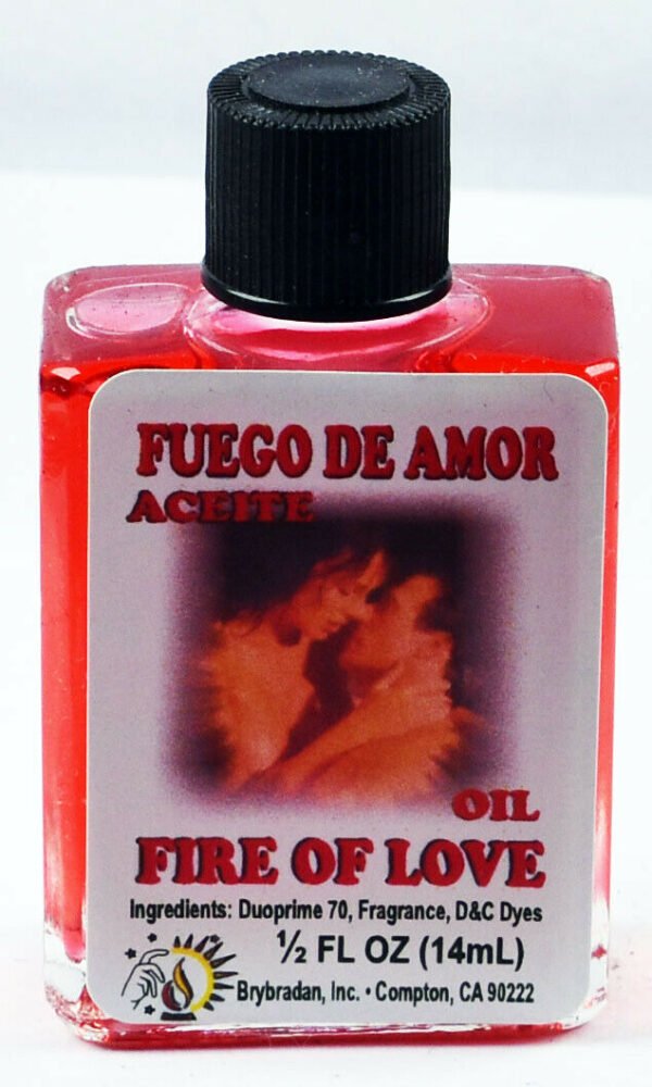 BRYBRADAN Fire of Love Oil / Fuego de Amor Aciete - ½fl.oz. /14.7ml