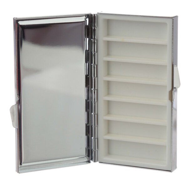 Collectable Design~Handy 7 Day Pill Box Metal Organiser Big Cat Spots and Stripes Design