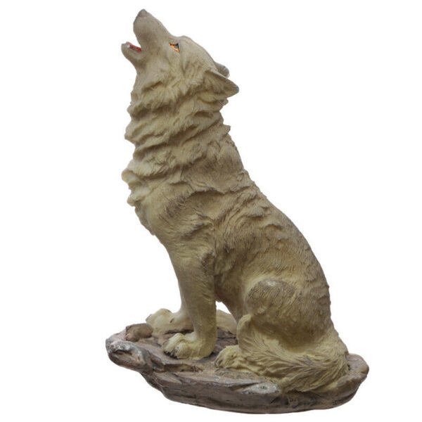 Home Decor~Wolf Figurine Protector of The North Whispers of The Moon Ornament