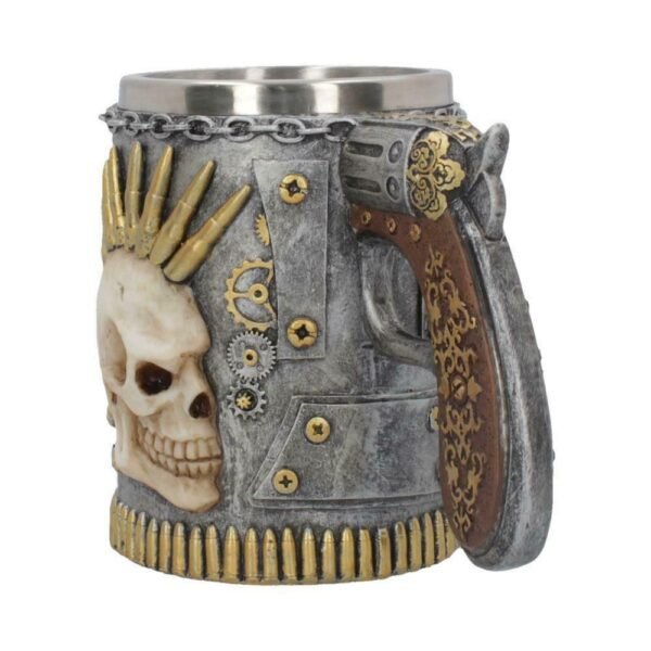 Magicun Giftware~Russian Roulette Tankard 18cm Skull Tankard