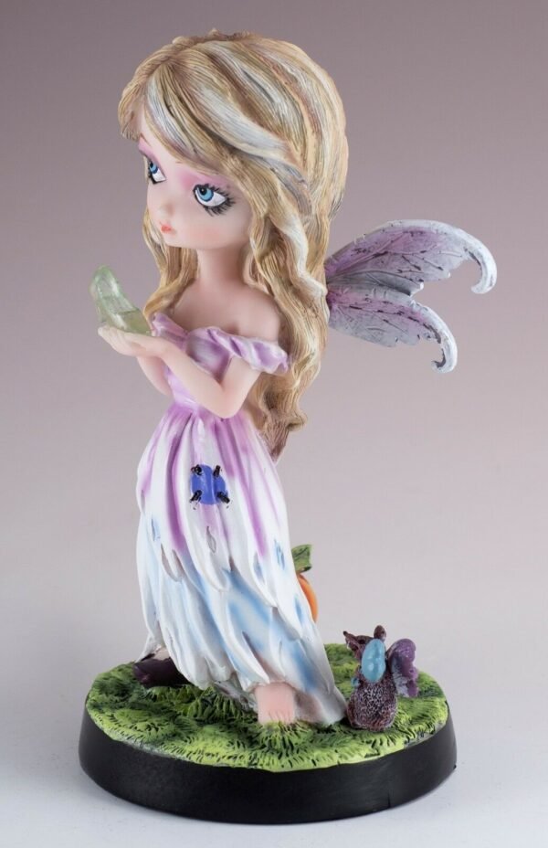 Fairy Collection~Fairy Tale Cinderella Fairy Figurine With Glass Slipper 6.25"H Resin New!