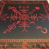 MagicunTarot Cloth~Ritual Tablecloth Rites Voodoo Black Version