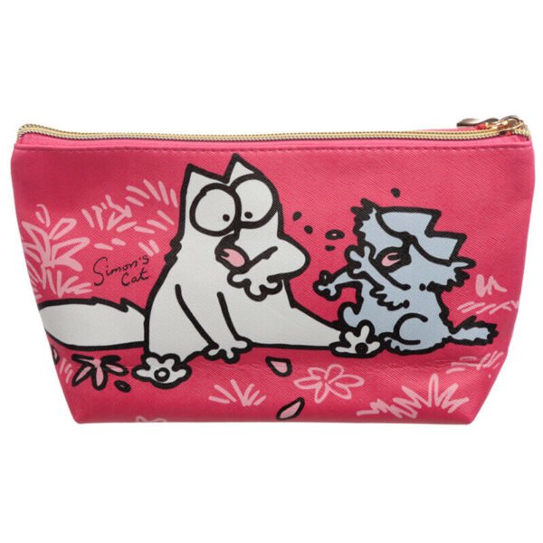 Collectable Design~Medium PVC Make Up Toiletry Wash Bag - Simon's Cat