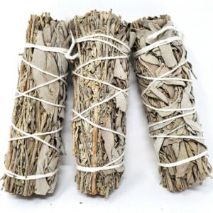 Palo Santo & Sage~White Sage & Blue Sage Smudge Stick 3-4" Smudge Stick. (3 PACK)