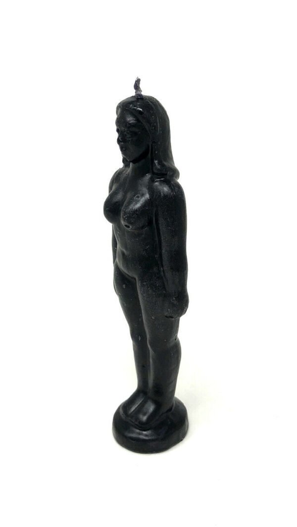 Magic Candle~Black Woman Female Image Candela De Mujer Figurine Spell Candle Wicca Hoodoo