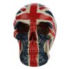 Home Decor~Skull Union Jack Flag Head Halloween Ornament Head Art Statue