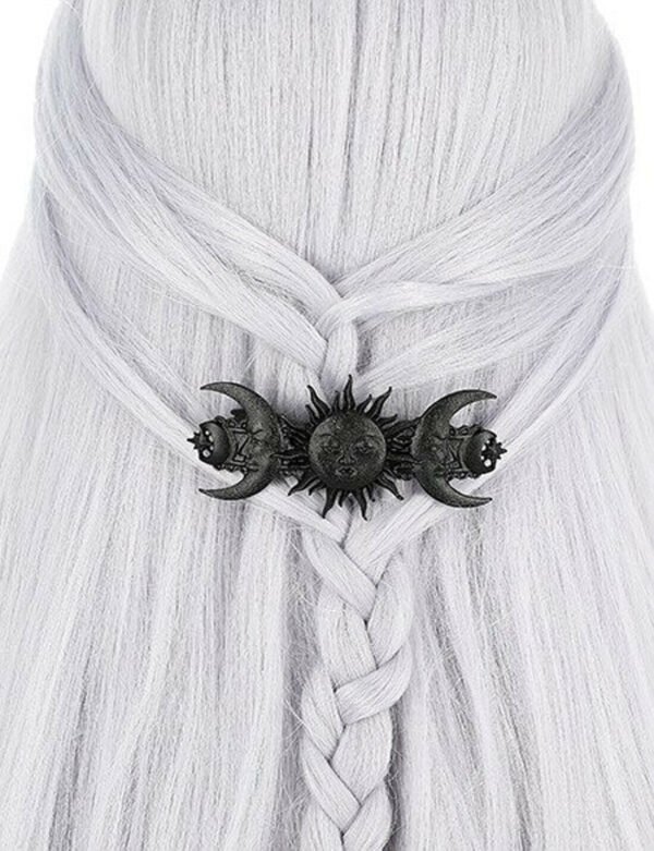 SUN AND MOON - Hairclip Black