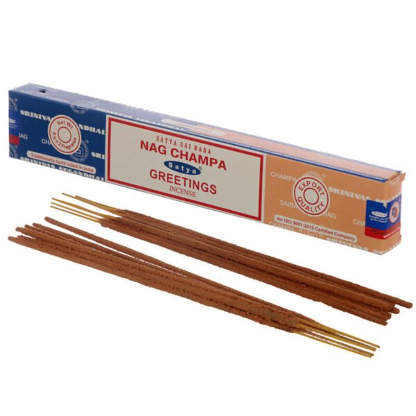 Home Fragrance~SATYA Sai BaBa Nag Champa & Greetings Incense Sticks 12 x 14 sticks