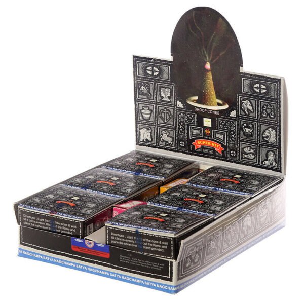 Home Fragrance~12 x Satya Sai Baba Nag Super Hit Champa Original Incense cones 1 box (12 Cones)